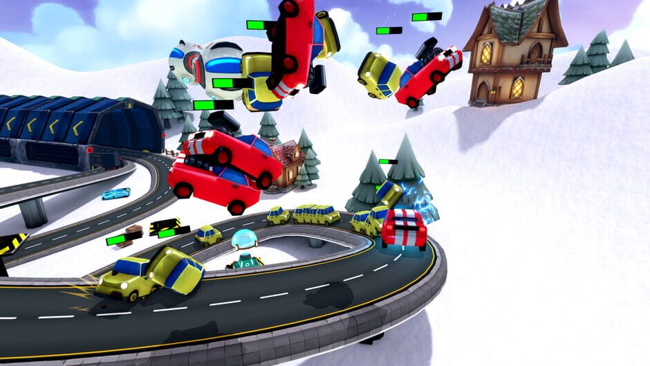 Evil Robot Traffic Jam HD Screenshot