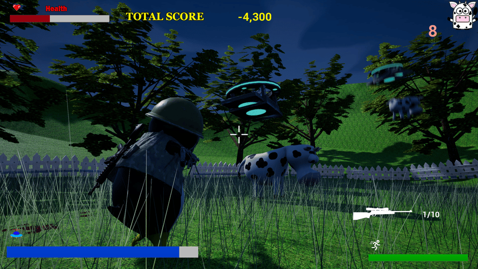 Lucky VS Aliens Screenshot