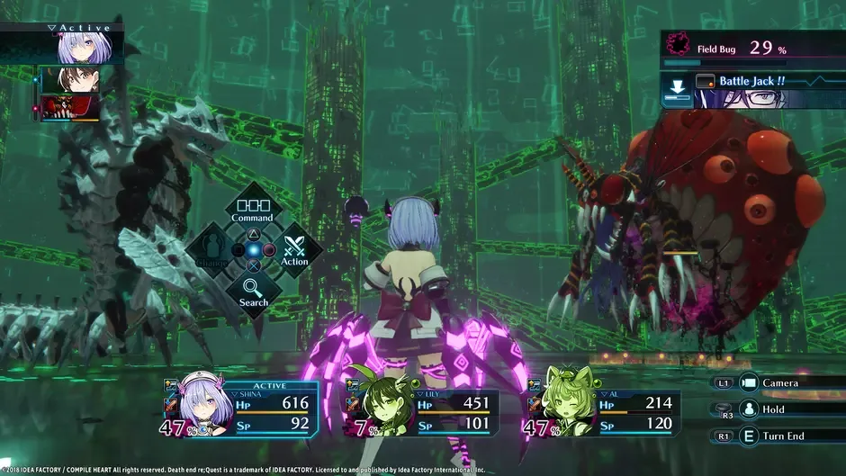 Death End Re;Quest, captura de tela 2