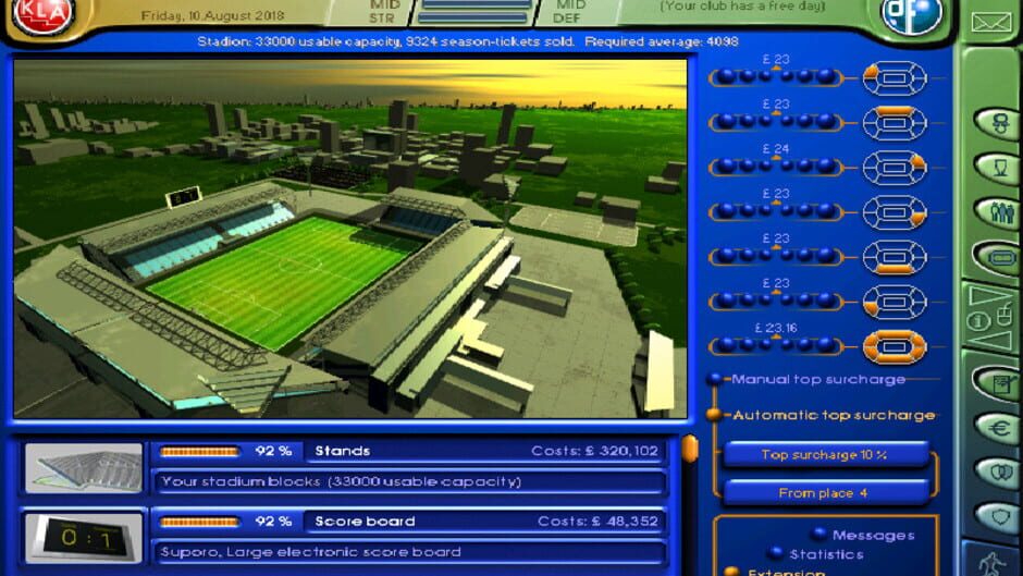 Director of Football Screenshot