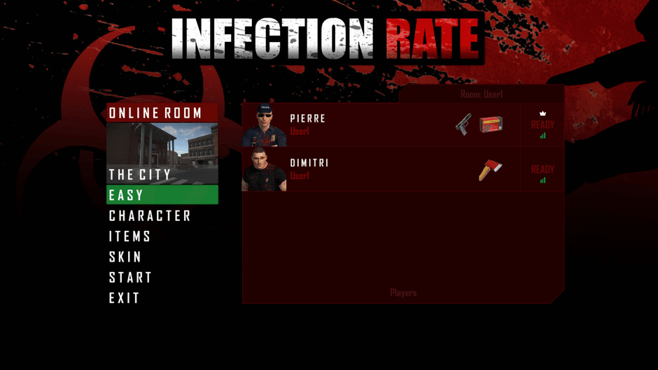 Infection Rate Screenshot