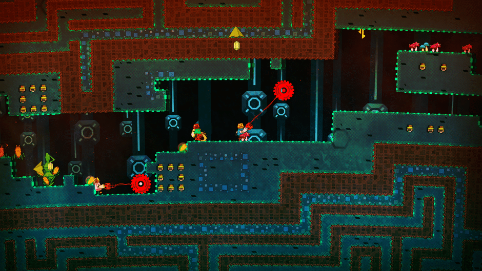 PixelJunk Nom Nom Galaxy Screenshot