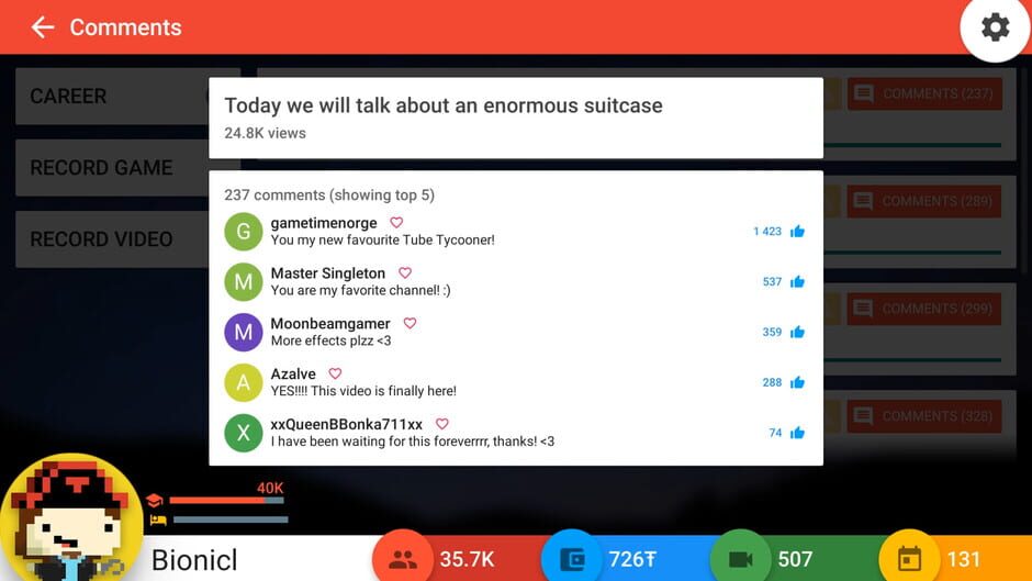 Tube Tycoon Screenshot