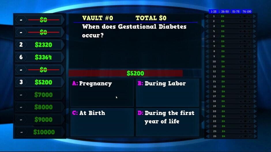 Trivia Vault: Health Trivia Deluxe Screenshot