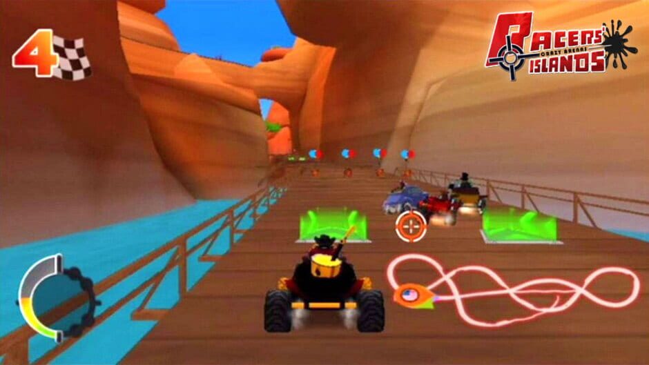 สกรีนช็อตจาก Racers' Islands: Crazy Arenas (รูปที่ 6)