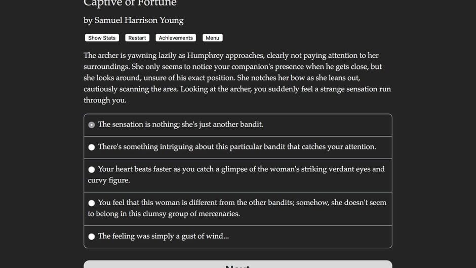 Captive of Fortune Screenshot