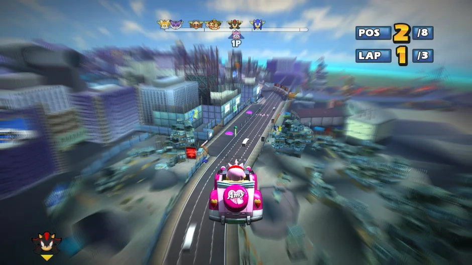 Sonic & Sega All-Stars Racing, captura de tela 1