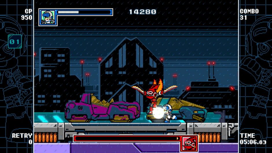 Mighty Gunvolt Burst Screenshot