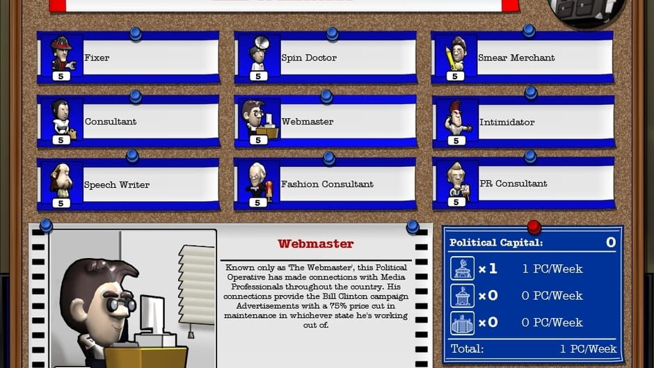 The Political Machine 2008 screenshot
