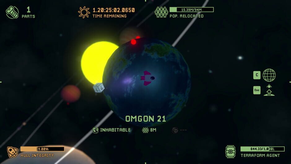 Cosmic Ray Screenshot