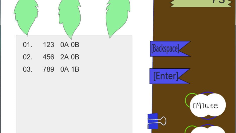 สกรีนช็อตจาก Number Guesser (รูปที่ 3)
