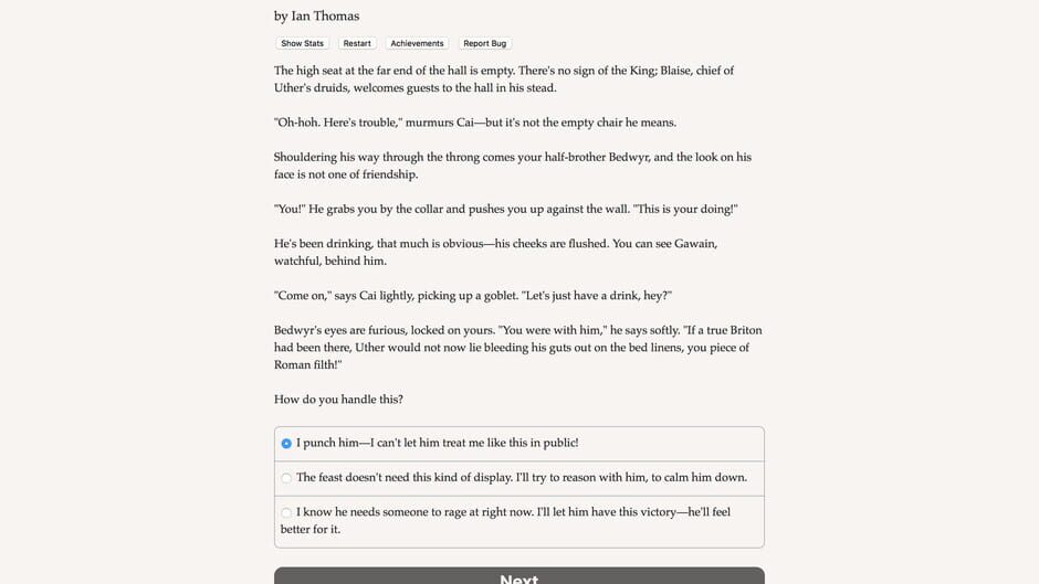 Pendragon Rising Screenshot