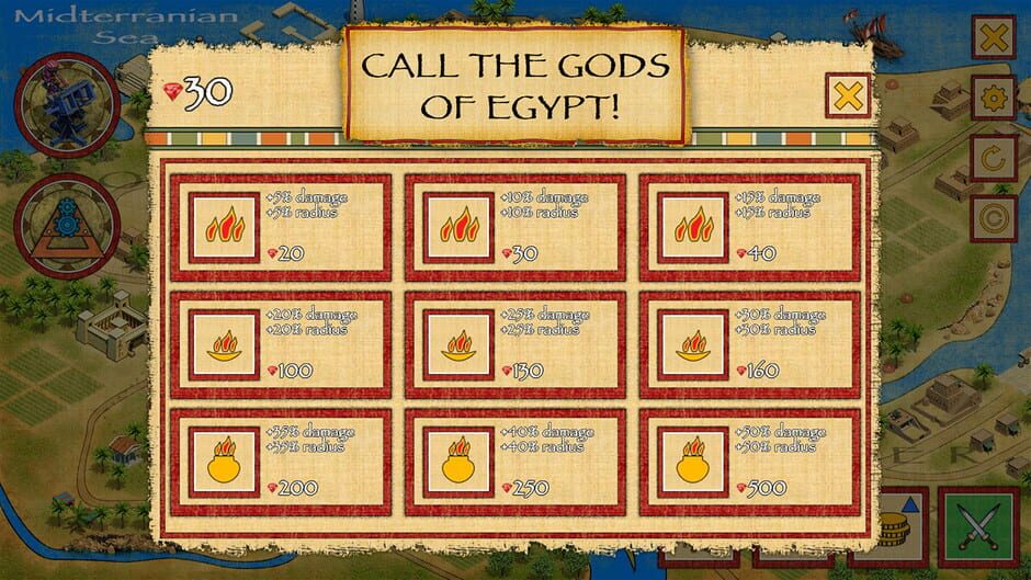 Defense of Egypt: Cleopatra Mission Screenshot