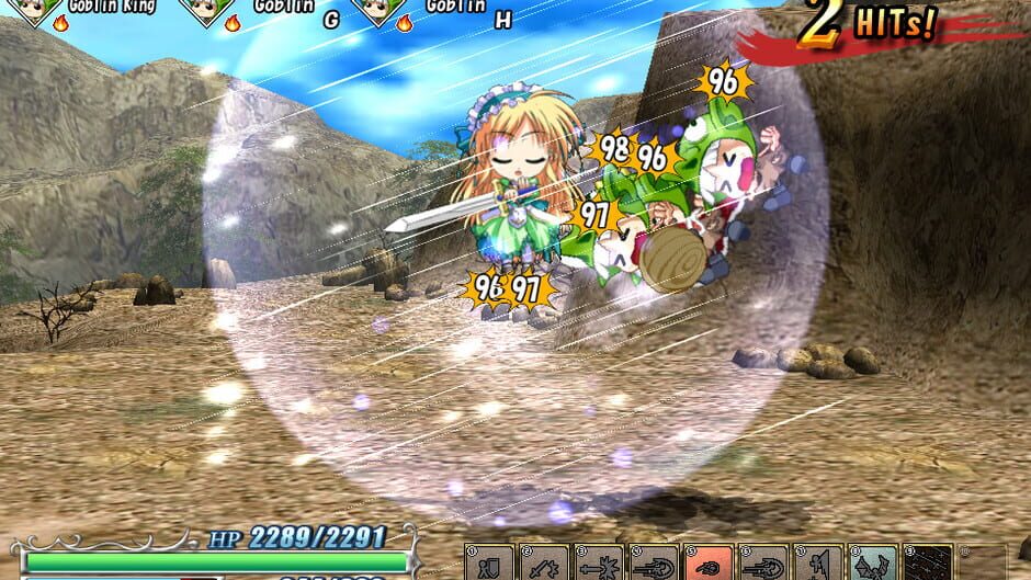 A dragon girl looks up at the endless sky Screenshot