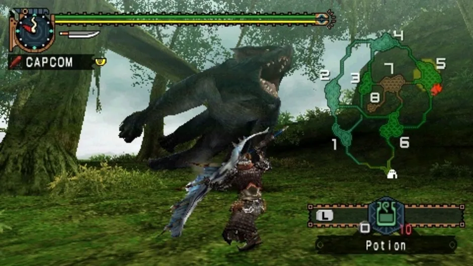 Monster Hunter Freedom Unite, captura de tela 4