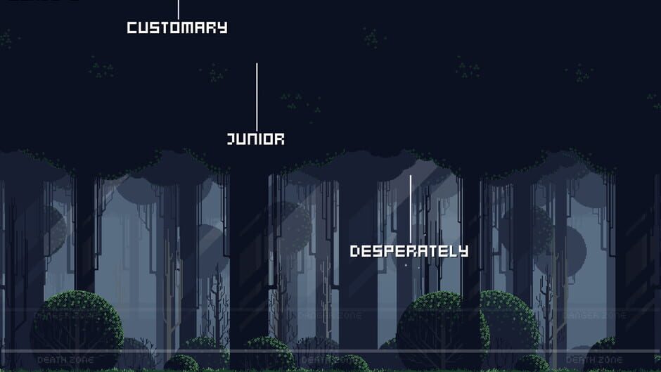 Falling words Screenshot