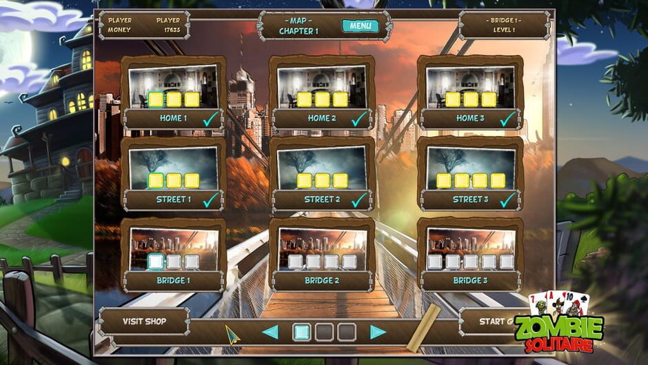 Zombie Solitaire Screenshot