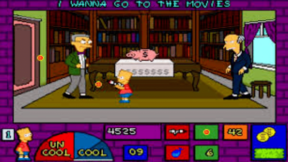 The Simpsons: Bart's House of Weirdness Screenshot