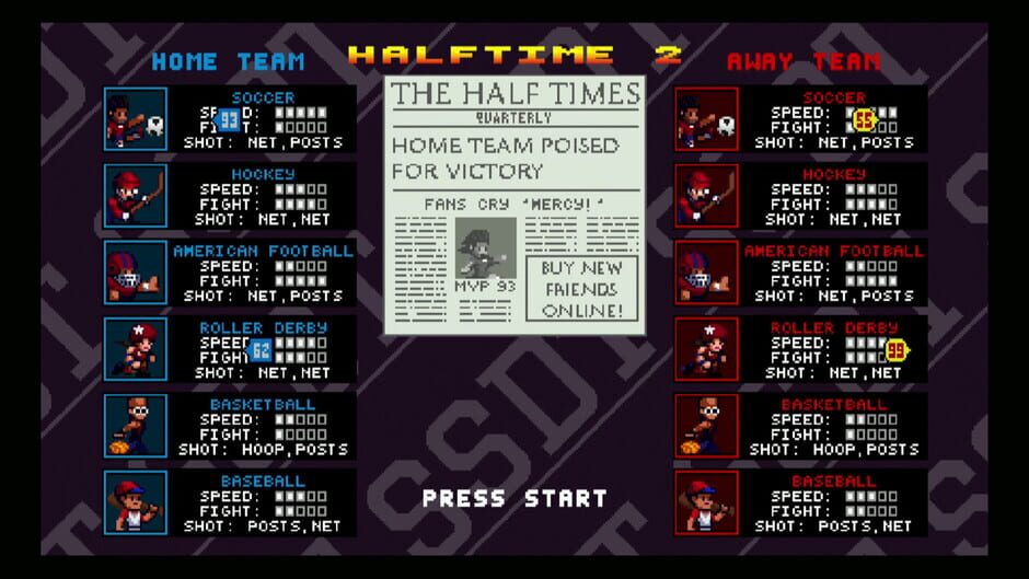 Super Slam Dunk Touchdown Screenshot