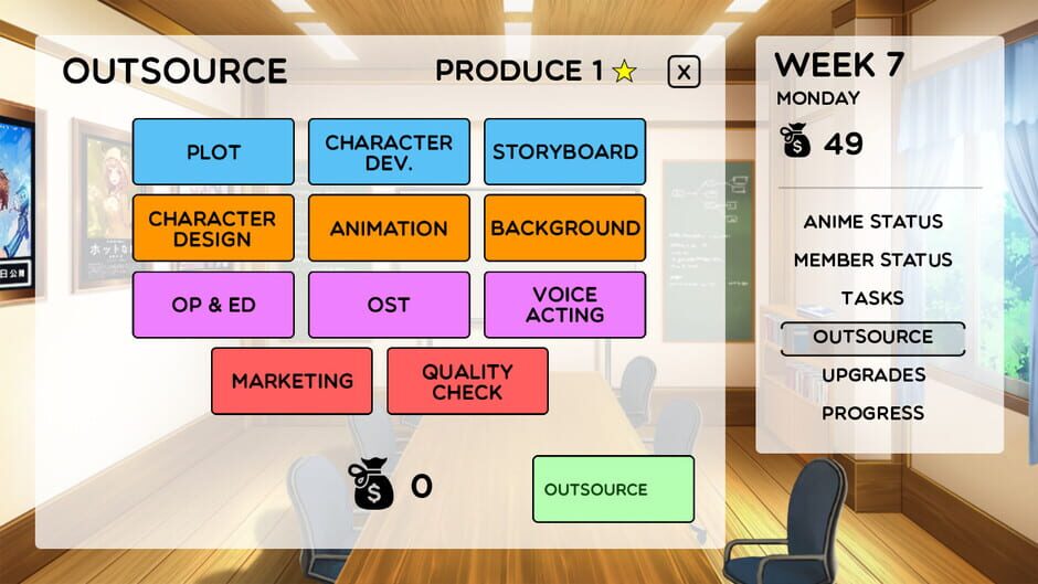 Anime Studio Simulator Screenshot