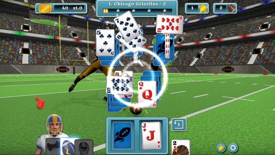 Screenshots Touch Down Football Solitaire