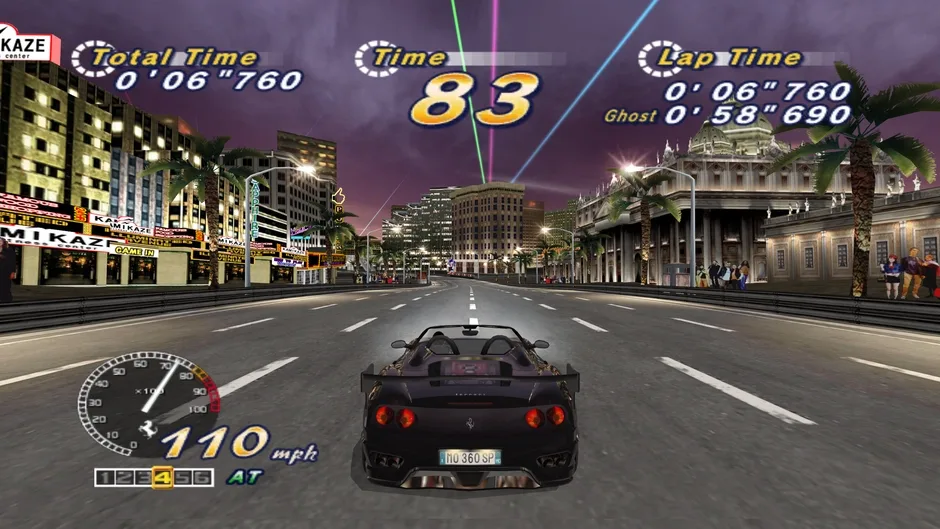 OutRun 2006: Coast 2 Coast, captura de tela 3