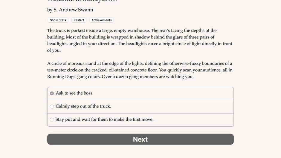 Welcome to Moreytown Screenshot