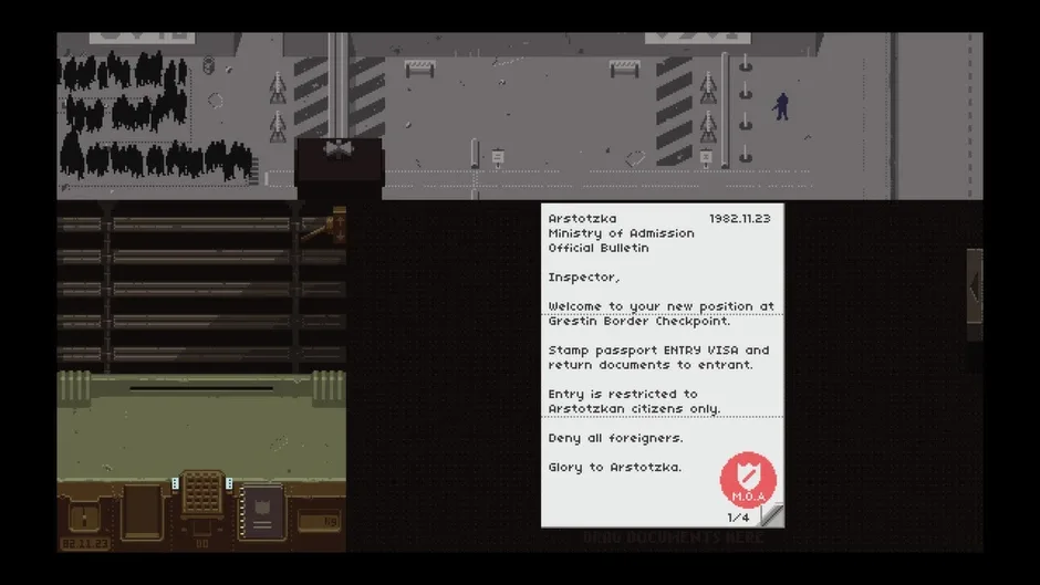 Papers, Please, captura de tela 4