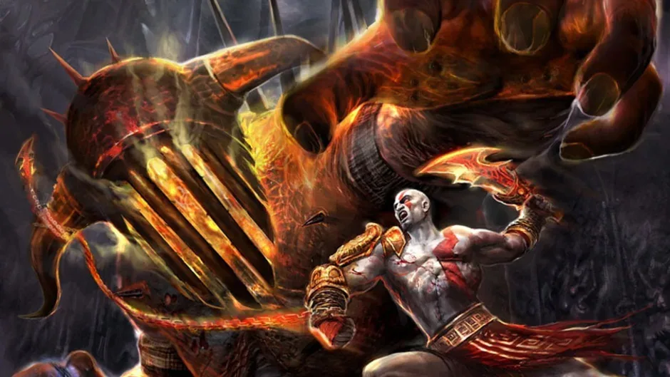 Кадър от God of War III