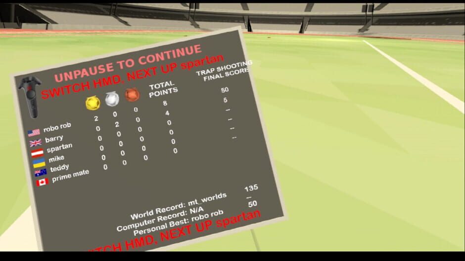 World VR Competition Screenshot