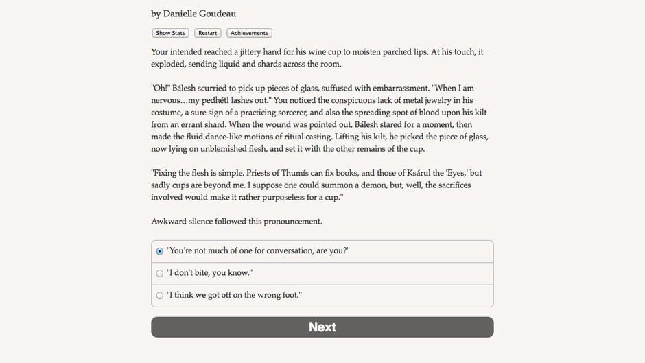 Choice of the Petal Throne Screenshot