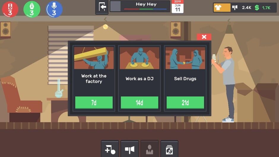 RapStar Tycoon Screenshot