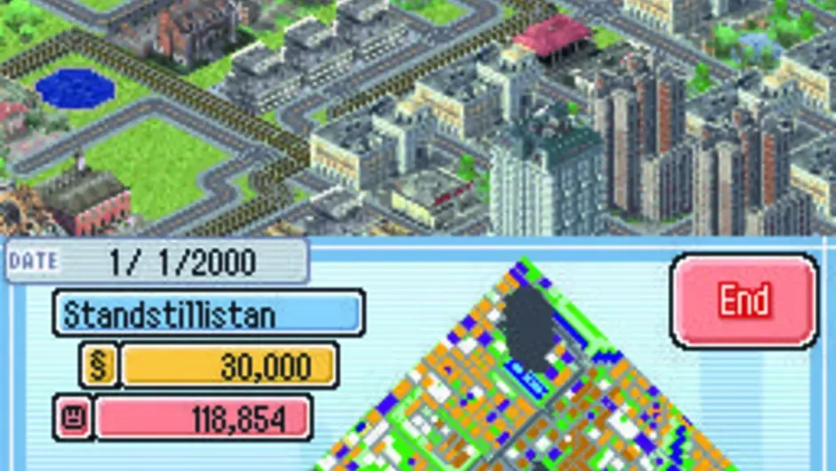 Skärmbild 3 från SimCity DS