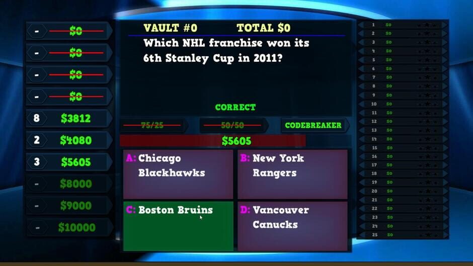 Trivia Vault: Hockey Trivia Screenshot