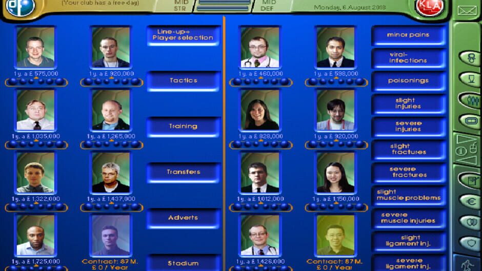 Director of Football Screenshot