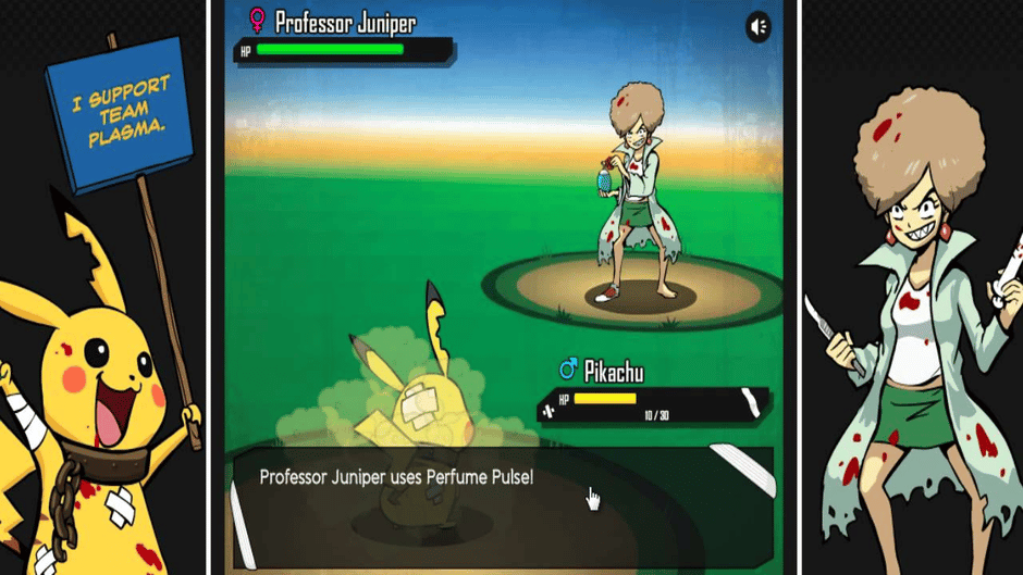 PETA's Pokémon Black & Blue Screenshot