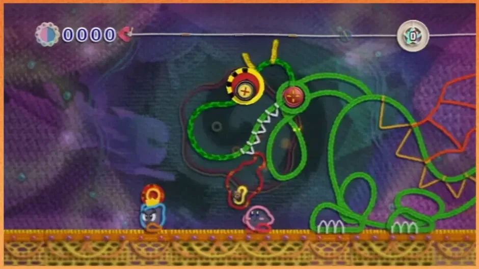 Kirby's Epic Yarn, captura de tela 5