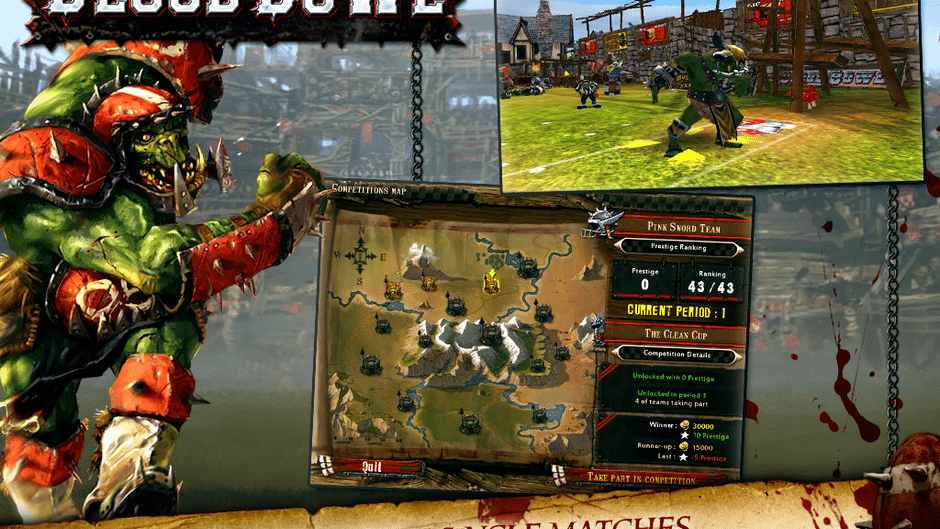 Blood Bowl Tablet Screenshot