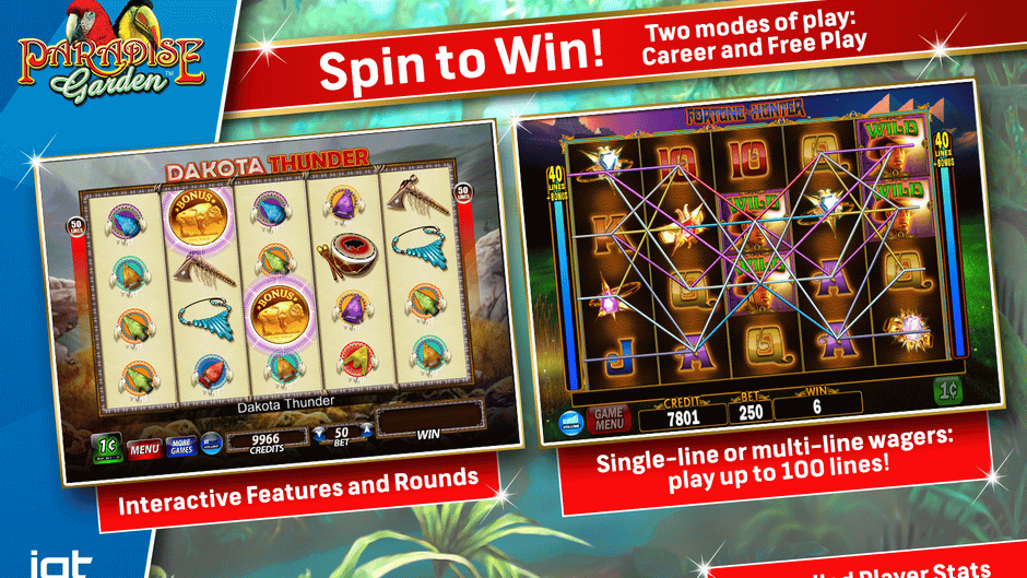 IGT Slots Paradise Garden Screenshot