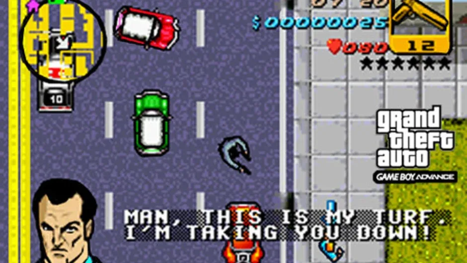 Grand Theft Auto Advance, captura de tela 2