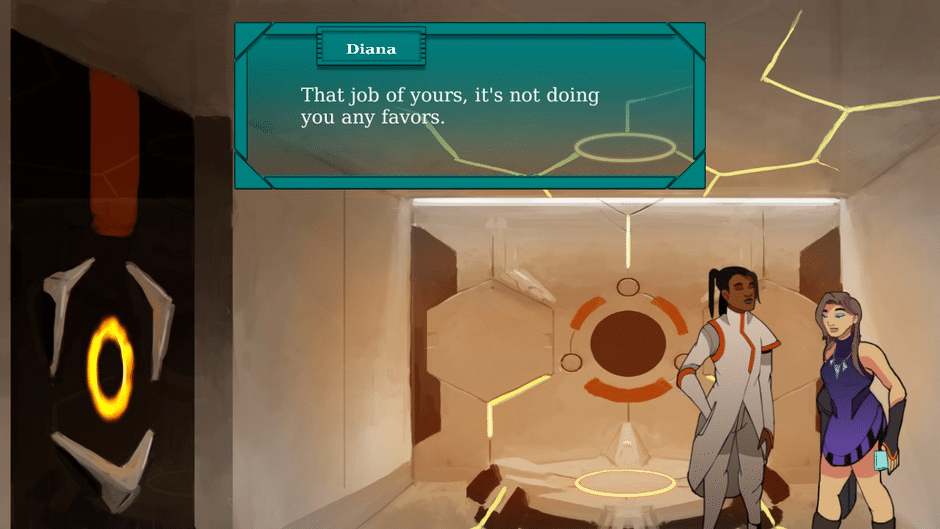 A2Be: A Science Fiction Narrative Screenshot