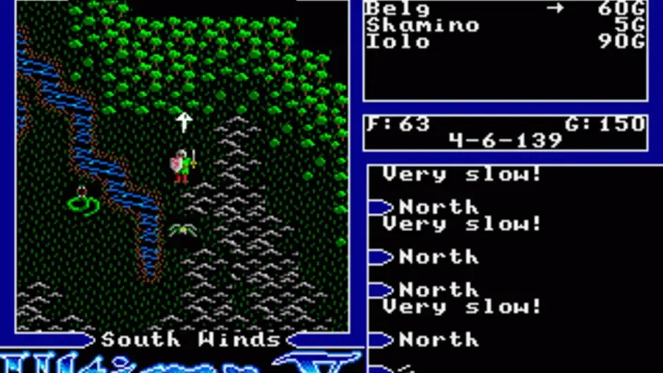 Ultima V: Warriors of Destiny, captura de tela 2