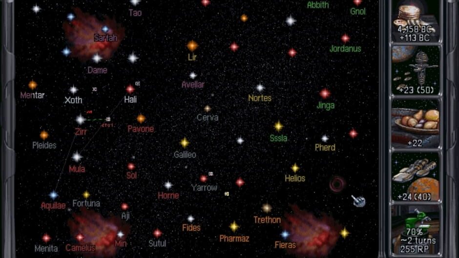 Master of Orion II: Battle at Antares Screenshot