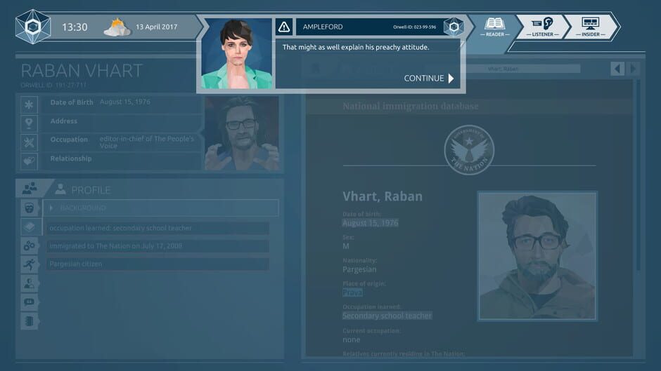 Orwell: Ignorance is Strength Screenshot