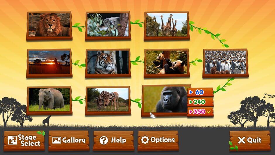 Wild Animals - Animated Jigsaws Screenshot