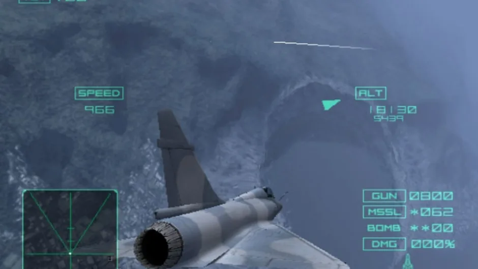 Ace Combat 04: Shattered Skies, captura de tela 1
