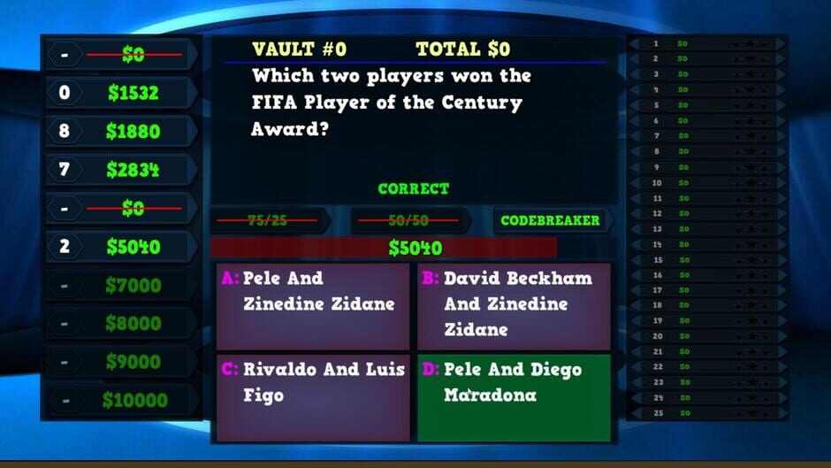 Trivia Vault: Soccer Trivia Screenshot