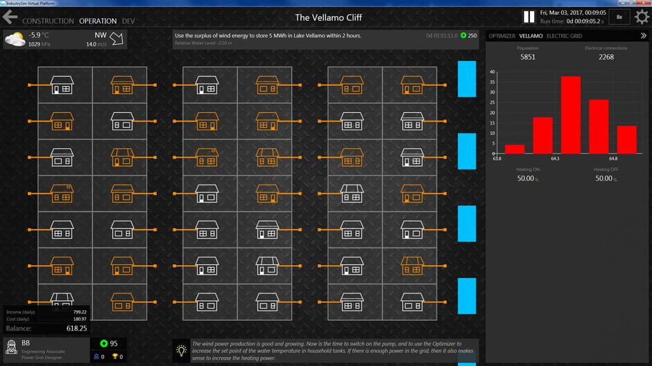 IndustrySim Virtual Platform Screenshot
