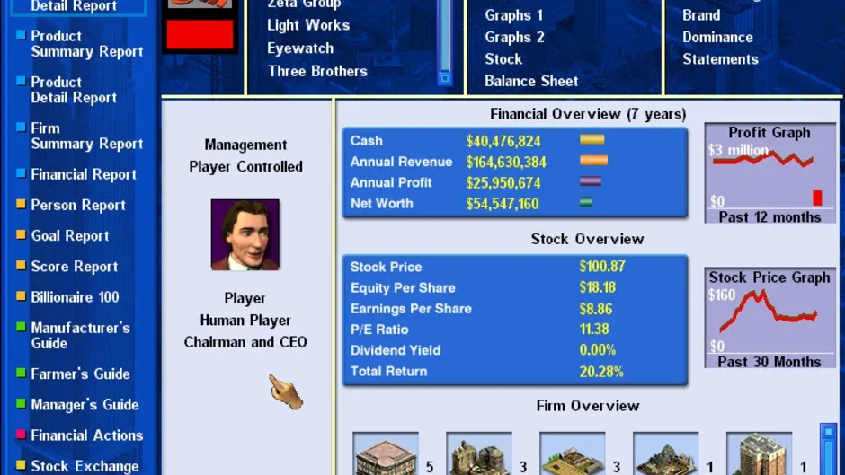 Capitalism II, captura de tela 4