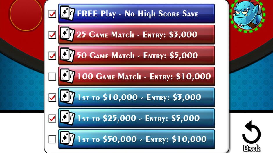 Cheaters Blackjack 21 Screenshot